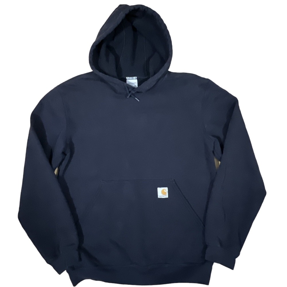 Carhartt Midweight Hoodie Sweatshirt DARK NAVY SMALL